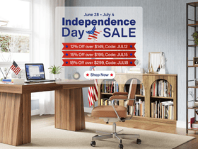 Tribesigns Coupon Code【Independence Day Sale】: Get Flat 18% OFF on Order Over $299